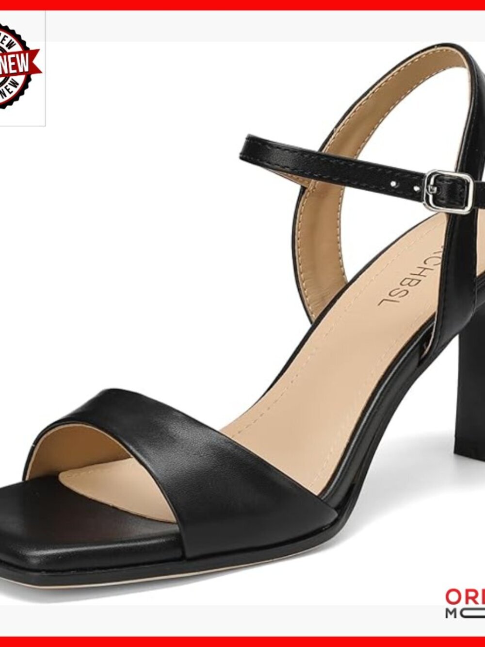 Strappy Heeled Sandals with Block Heel Ankle Strap for Wedding Party